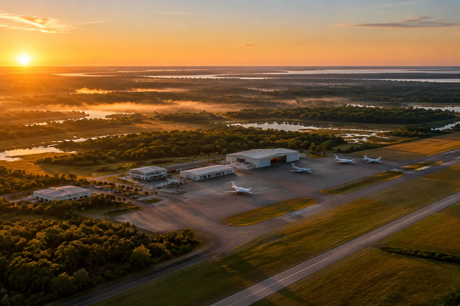 Private jets at Miami-Opa Locka Executive Airport