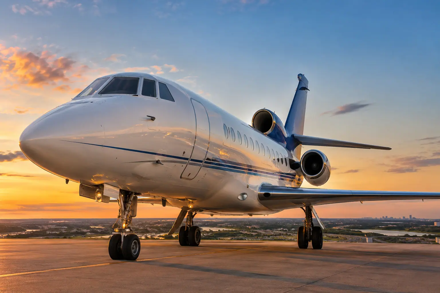 Private jet in Dallas