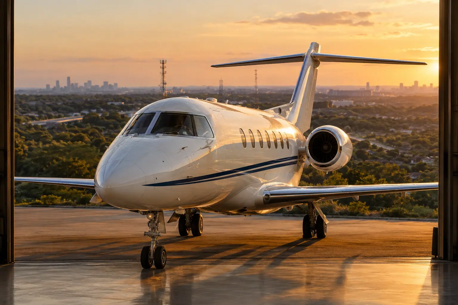 Private jet in Atlanta